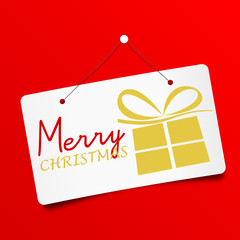 Merry Christmas panel