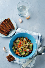 Cabbage minced beef ragu