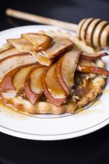 Apple Tart with honey drizzle