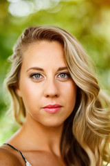 Fototapeta premium Attractive young woman portrait