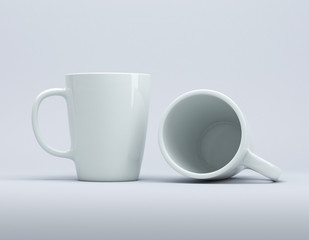 Mug mocup 3d rendering