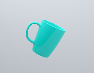 Mug mocup 3d rendering
