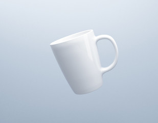 Two mug mock up 3d rendering