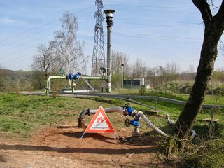 Fototapeta premium Gasbohrung