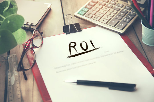 roi text on page