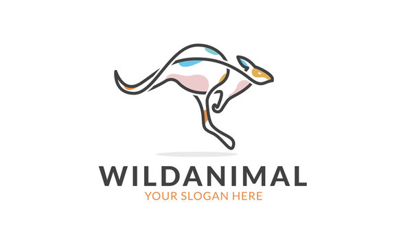 kangaroo logo design