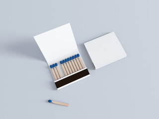 White bank sign mockup on the door handle 3d illustration