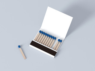 White bank sign mockup on the door handle 3d illustration