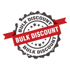 Obraz premium bulk discount stamp. sign.insignia