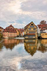 Fototapeta na wymiar Historisches Bamberg - Mühlenviertel