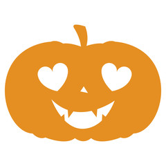 Isolated halloween pumkin