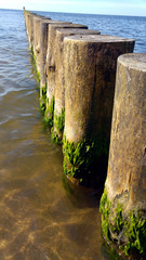 Falochron, morze © Jakub