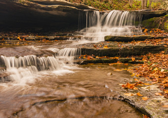 Flowing Waterfall - 181062267