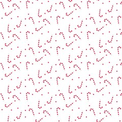 CANDY CANE SEAMLESS VECTOR PATTERN