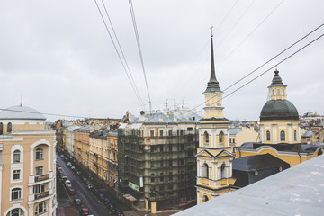 Obraz premium City and roofs
