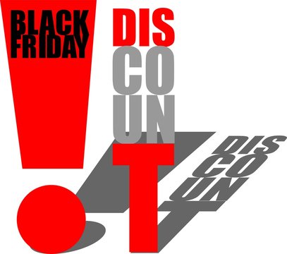 Black Friday exclamation mark