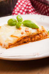 Classic lasagna bolognese