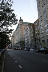 Fototapeta na wymiar Manhattan, Upper West Side street view.