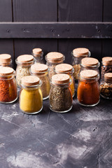 Still life with spices 