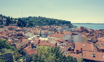 Coastal mediterranean little town.