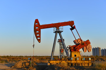 Fototapeta premium The oil pump