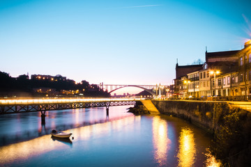 Obraz premium Bridges in Porto, Portugal (Cais das Pedras)