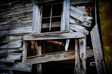 Close up detail of window