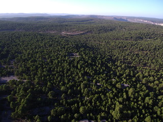 Ciudad encantada de Cuenca. Paraje natural  de formaciones rocosas calcáreas en la serrania de Cuenca