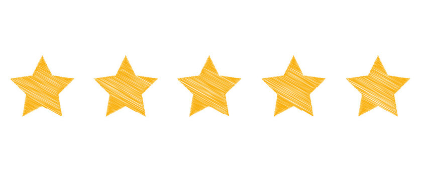 Product rating stars - Vector Scribble