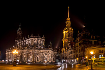 Fototapeta na wymiar Hofkirche Dresden