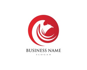 Falcon Eagle Bird Logo Template