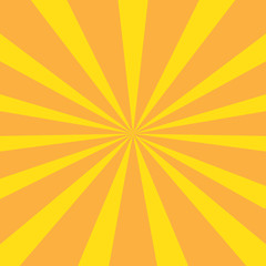 Sun rays. Colored background. Vector illustration