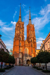 Fototapeta na wymiar Cathedral St. John in Wroclaw
