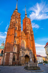 Obraz premium Cathedral St. John in Wroclaw