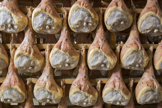 Traditional ham seasoning, San Daniele del Friuli, Italy