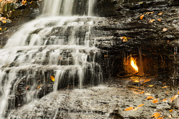 Eternal Flame Waterfall