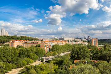 Fototapeta na wymiar Madrid cityscape