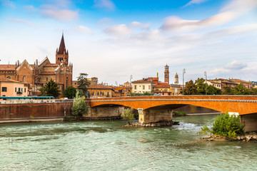 Cityscape of Verona, Italy