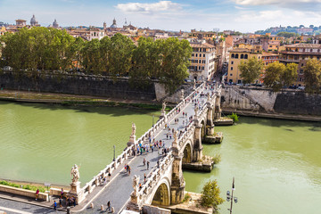 Sant Angelo's bridge in Rome