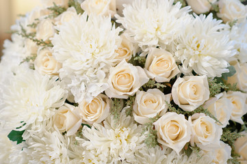 flower background. backdrop wedding decoration. Rose pattern