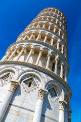 Leaning tower in Pisa