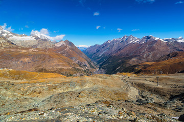 Alps mountain landscape in Swiss