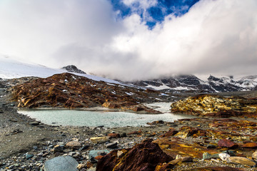 Alps mountain landscape in Swiss