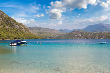 Fototapeta na wymiar Vouliagmeni lake, Greece