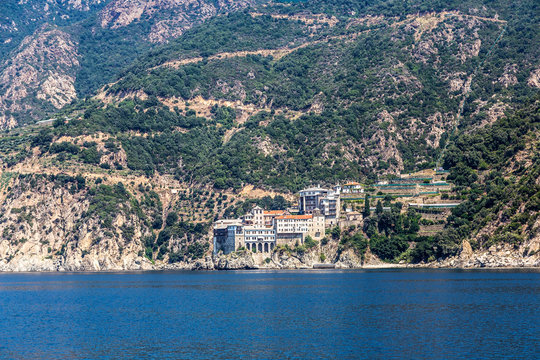 Dionisiou Monastery on Mount Athos