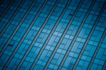 Fototapeta premium Close-Up of Modern Office Buildings in city of China..