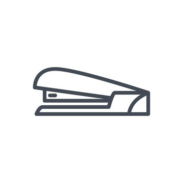 recommend clip art: Office line icon stapler