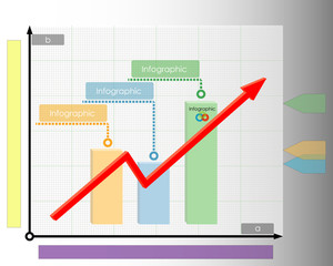 infographic template in vector