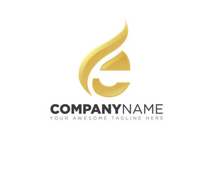 Obraz premium E Technology logo