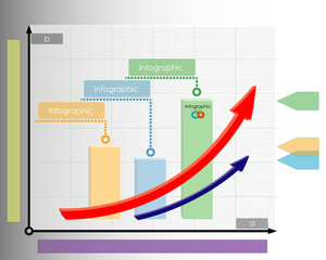 infographic template in vector